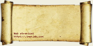 Jagoda Maksić vizit kartica